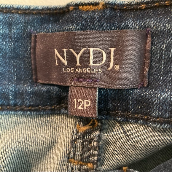 NOT YOUR DAUGHTERS JEANS NYDJ Jessica Relaxed Boyfriend Mid-Wash Sz 12P - Picture 2 of 6